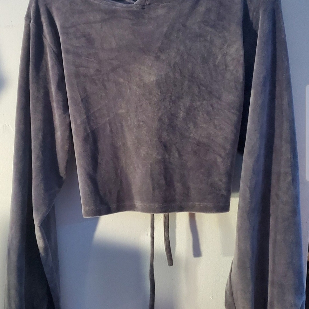 Gray Women's Crew Neck Sweater